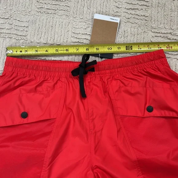 The North Face women’s windwall outline shorts horizon red Size Medium, New! - Picture 15 of 16